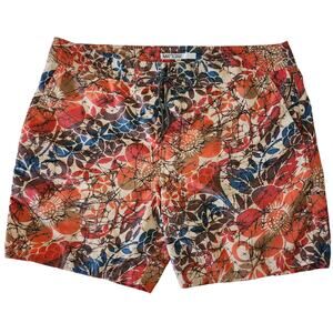 Mr. Turk Swim Trunk Size 36 Tropical Floral Print